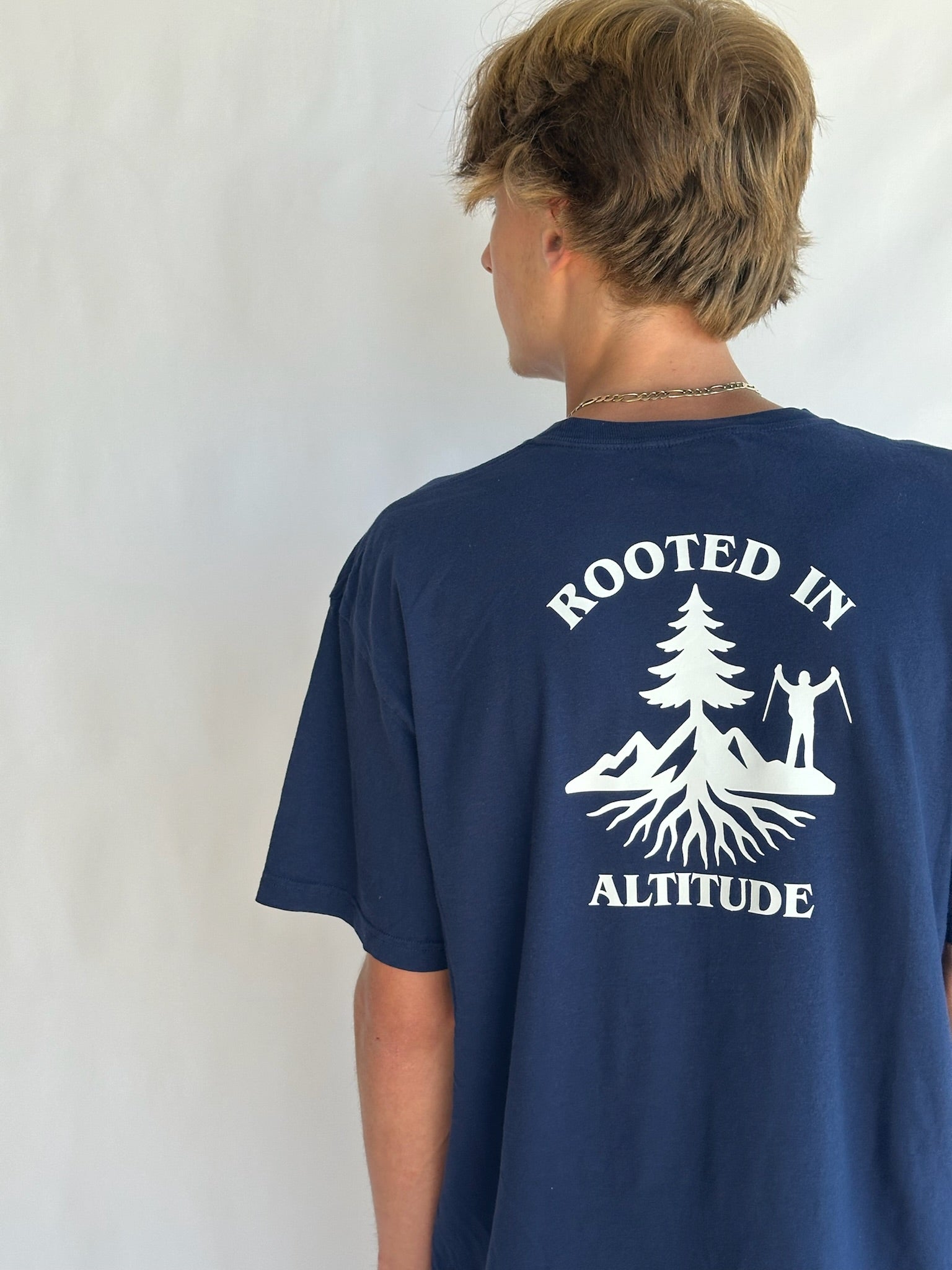 rooted in altitude tee