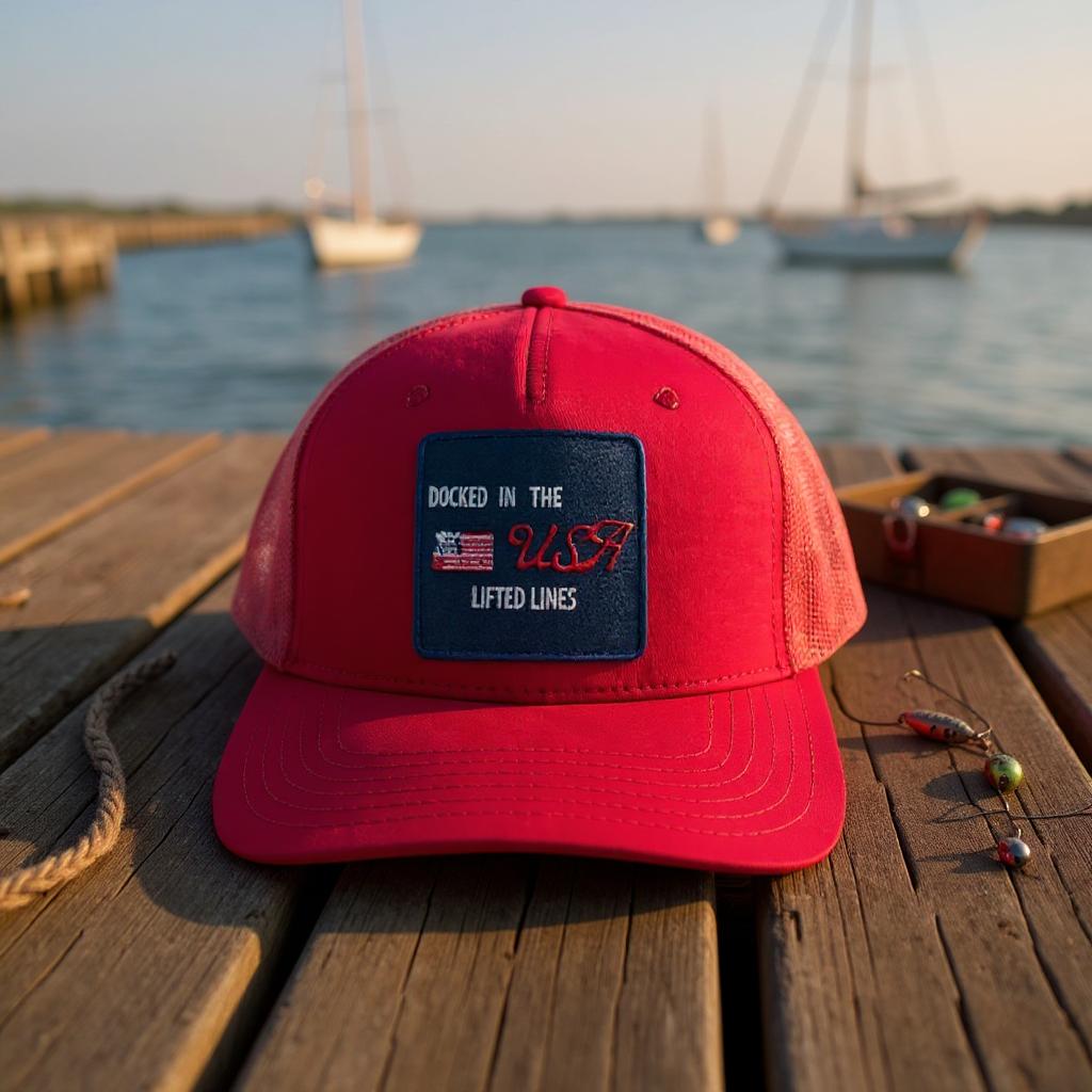 Docked in The USA Trucker Hat