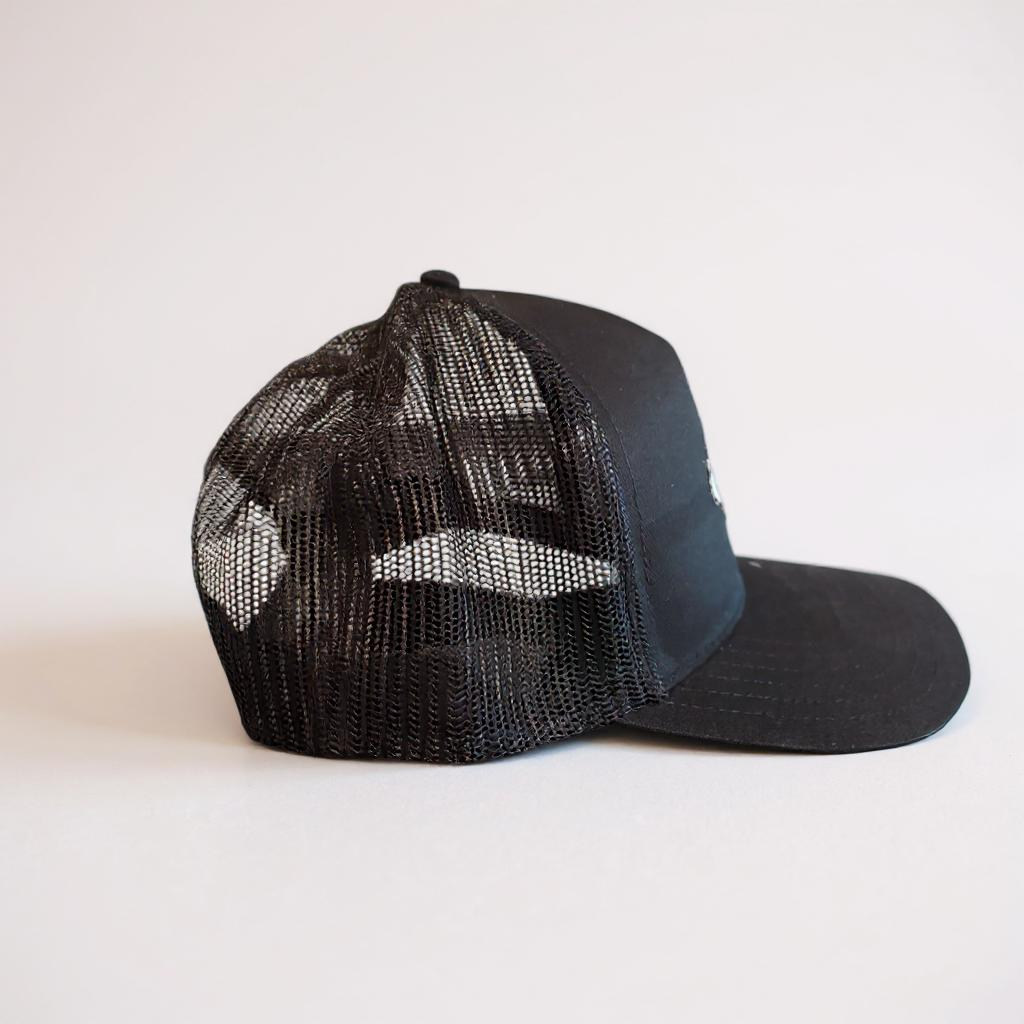 Black Lifted Lines Trucker Hat