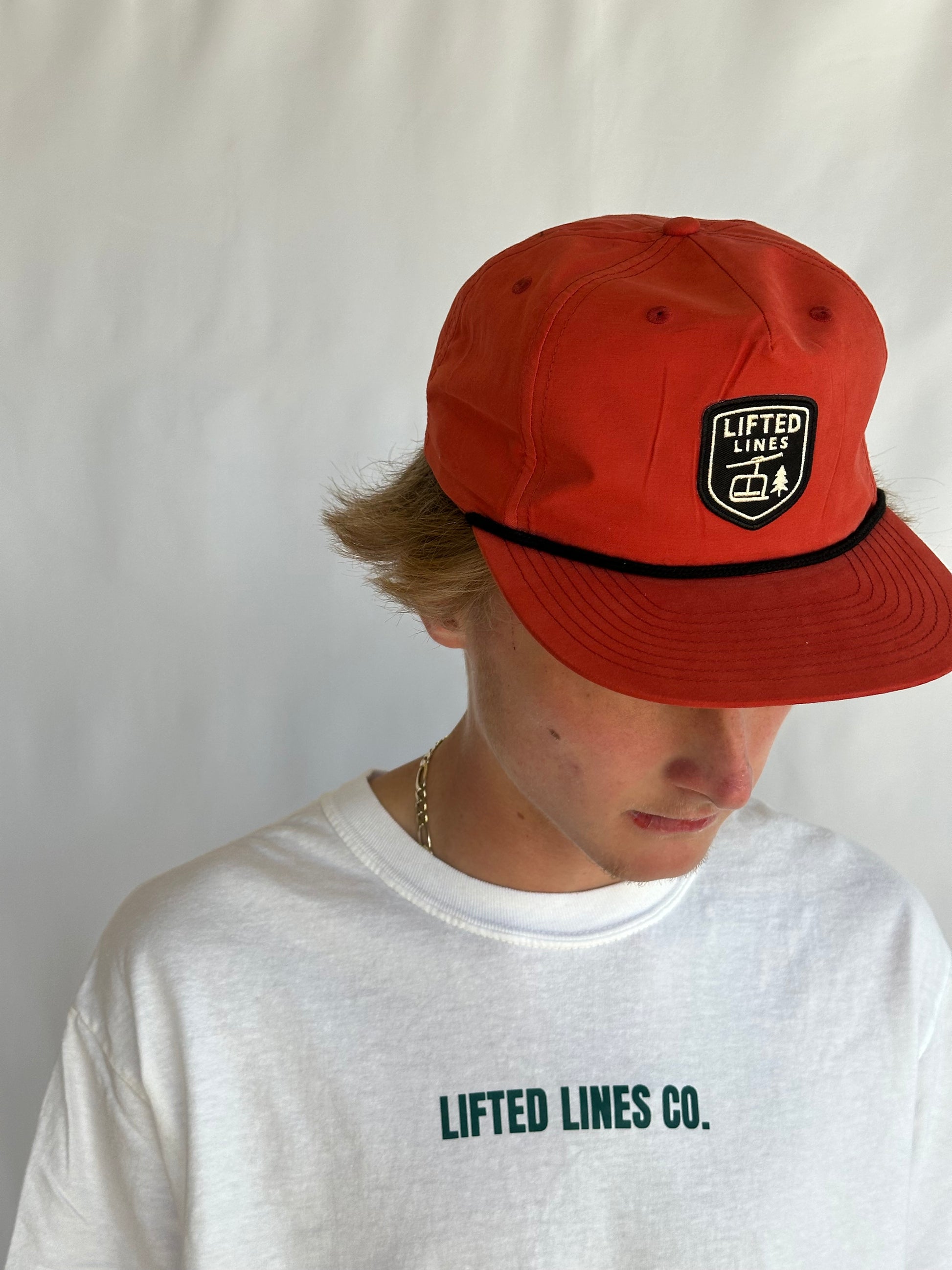 flat bill hat real pic
