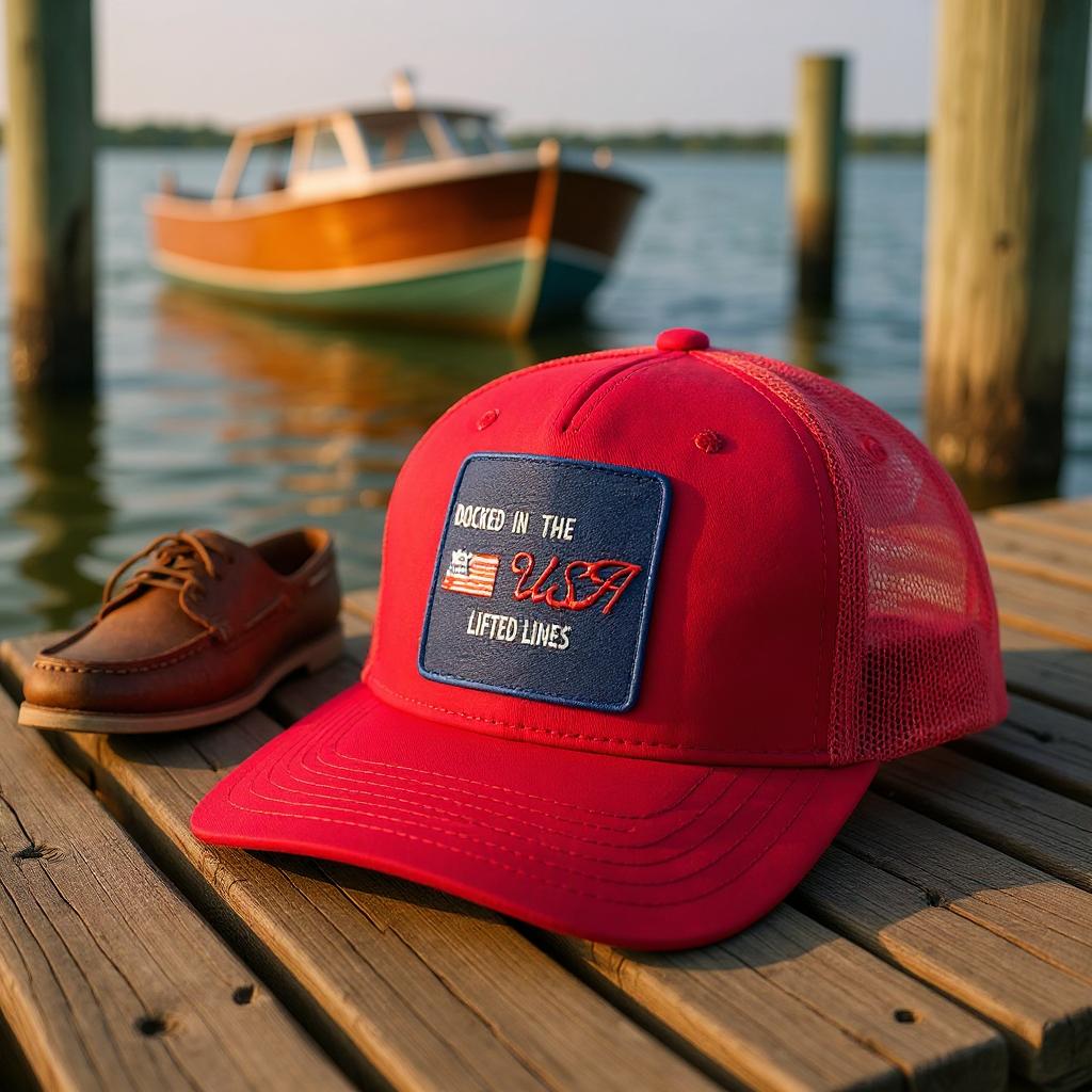 Docked in The USA Trucker Hat
